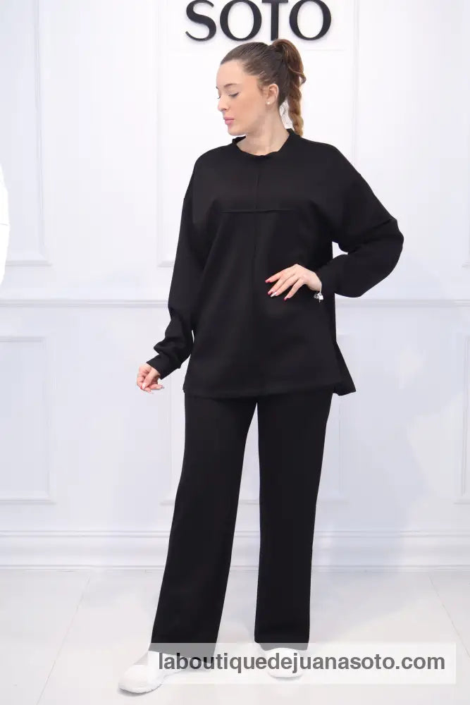 Conjunto ELENA 39136 NEGRO / S/M