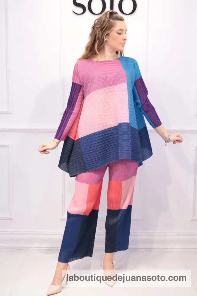 Conjunto Picasso 66628 MALVA/ROSA/AZUL MARINO