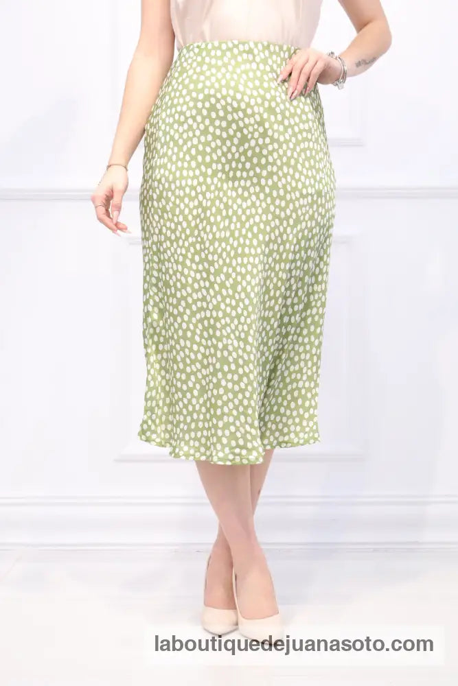 Falda lunar a4375 VERDE