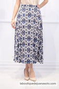 Falda punto licra lotus 24222 AZUL MARINO