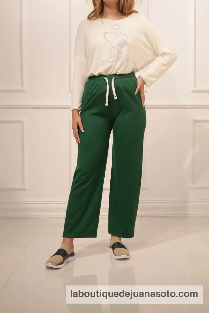 PANTALON 28G661 VERDE ANDALUCIA / L