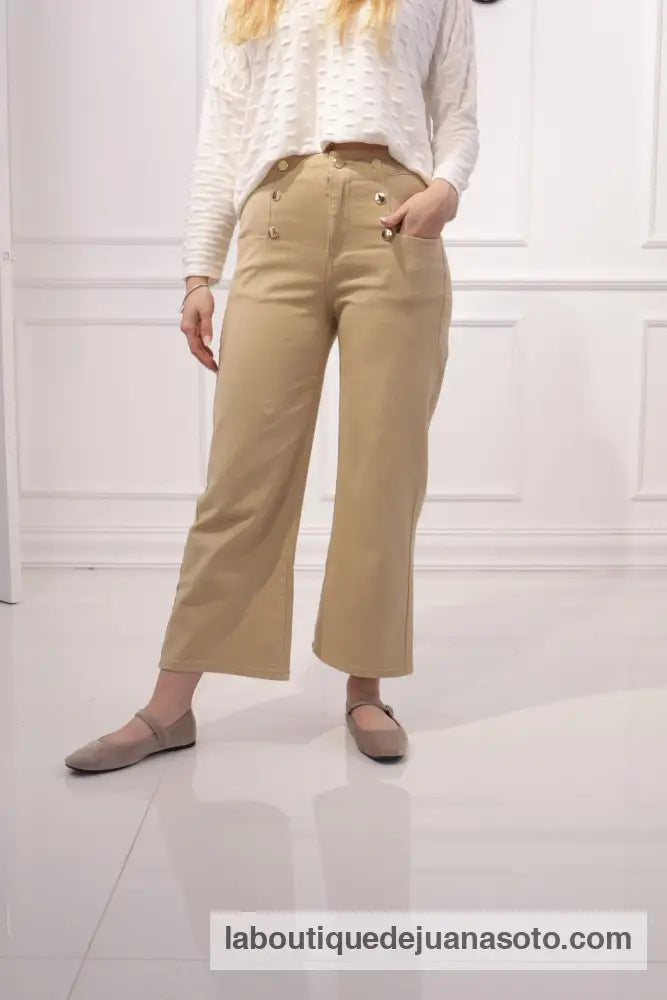 Pantalón 7815 BEIG OSCURO / XS