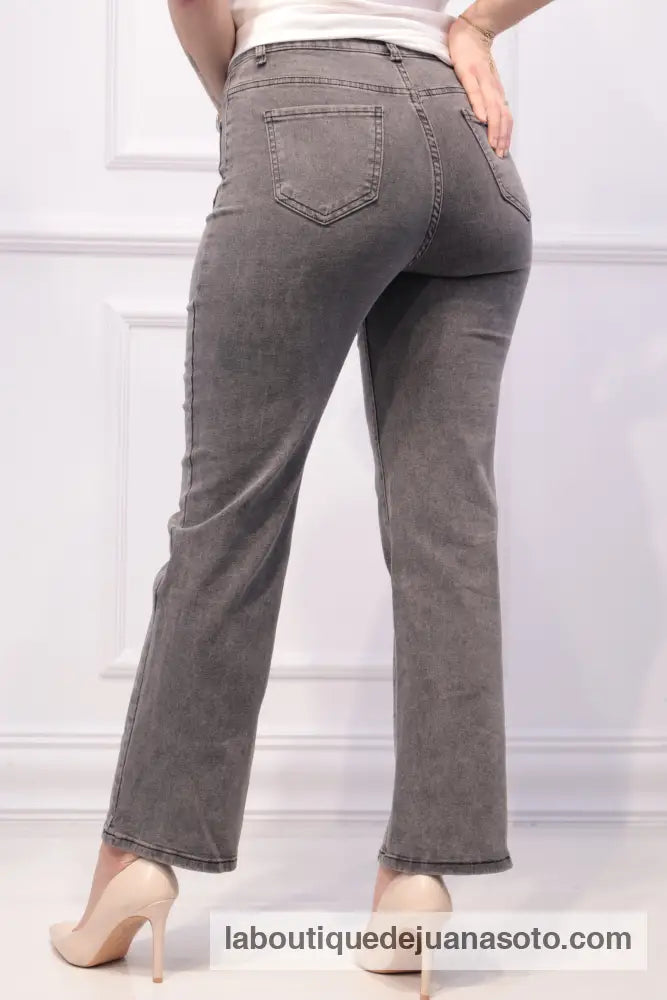 Pantalon vaquero gris 0270